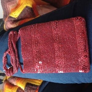 Avenue, Small shoulder crossbody, 7x5 Red